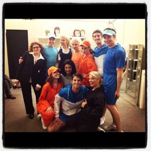 Maine State Music Theatre LEGALLY BLONDE's Andrew James Metzgar, Jessica Lee Goldyn, Alex Ellis and Company @ BroadwayWorld Maine State Music Theatre LEGALLY BLONDE's Andrew James Metzgar, Jessica Lee Goldyn, Photo