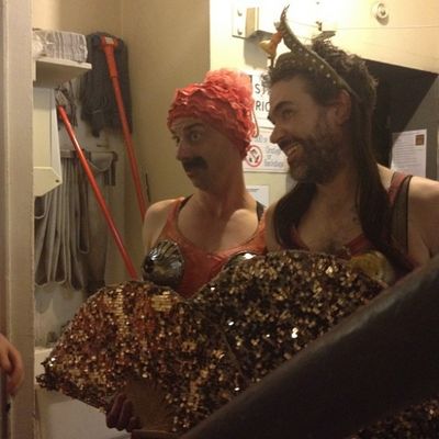 PETER AND THE STARCATCHER's Christian Borle and Kevin del Aguila Photo