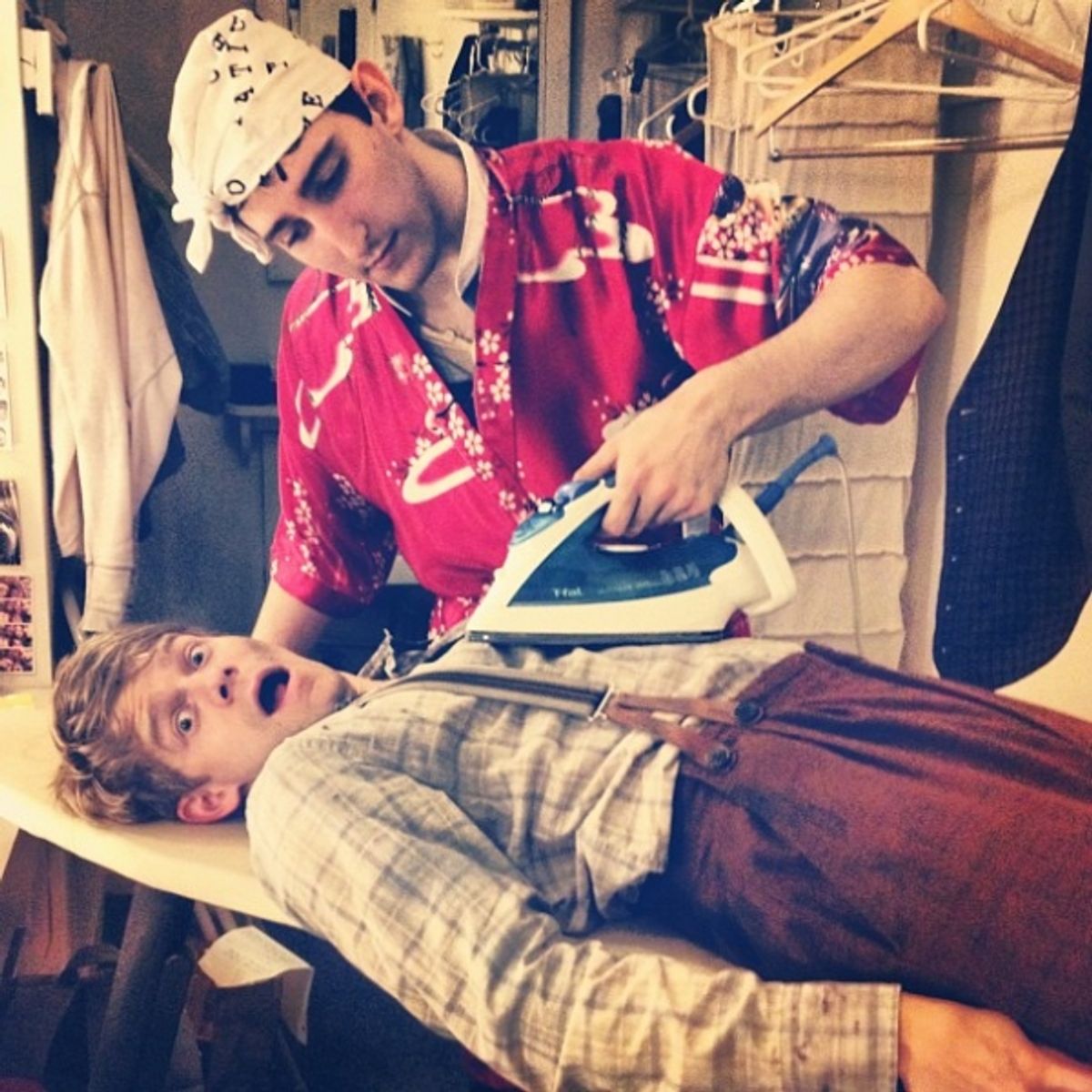 NEWSIES' Ben Fankhauser and Andrew Keenan-Bolger at 