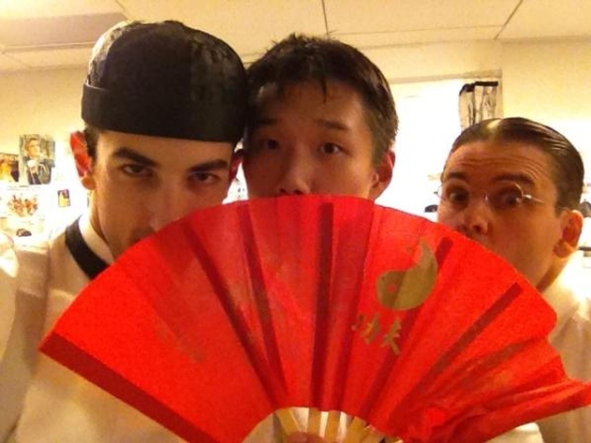 ANYTHING GOES' Brandon Rubendall, Daniel J. Edwards and Robert Creighton at 