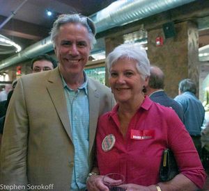 Jeff McCarthy & Board President Mary Ann Quinson Goodman @ BroadwayWorld Jeff McCarthy & Board President Mary Ann Quinson Goodman Photo