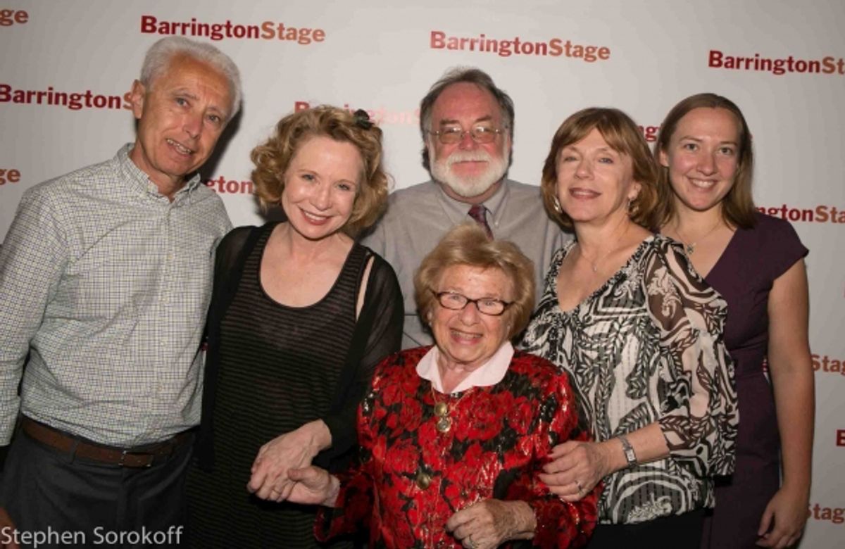 Pierre Lehu, Debra Jo Rupp, Mark St. Germain, Julianne Boyd, Kate Cudworth, Dr. Ruth at 