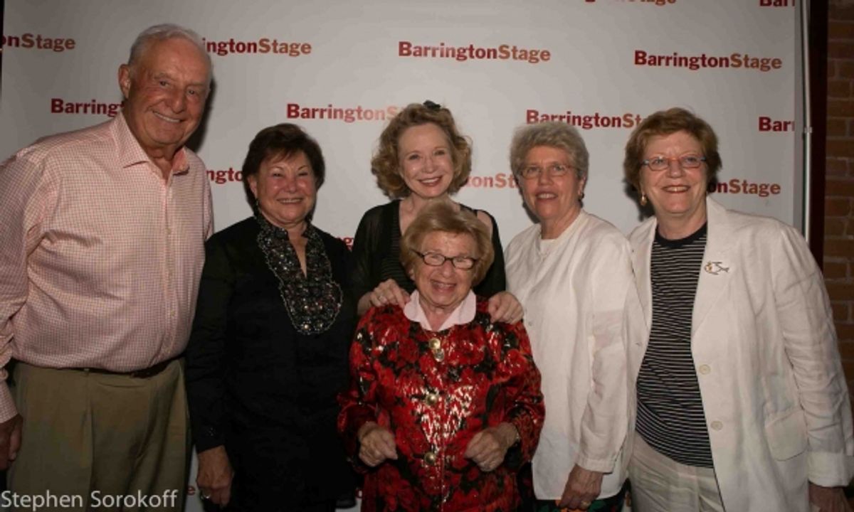 Lee Blatt, Sydelle Blatt, Debra Jo Rupp, Rosita Sarnoff, Beth Sapery, Dr. Ruth at 