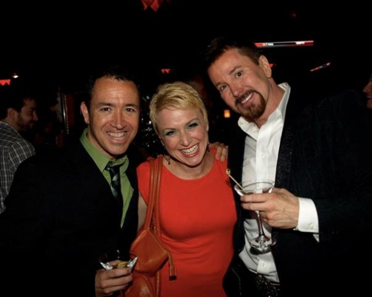 Steven Glaudini, Tami Tappan Damiano, Davis Gaines at 