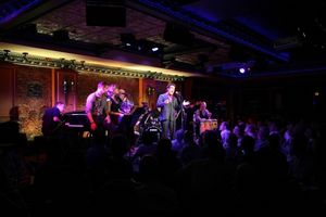 Brian d'Arcy James (center), backed by Clarke Thorell and Haven Burton @ BroadwayWorld Brian d'Arcy James (center), backed by Clarke Thorell and Haven Burton Photo