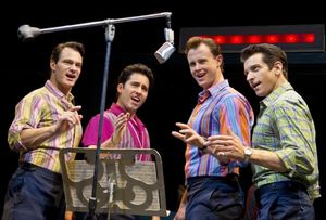 Matt Bogart, John Lloyd Young, Quinn VanAntwerp, Andy Karl @ BroadwayWorld Matt Bogart, John Lloyd Young, Quinn VanAntwerp, Andy Karl Photo