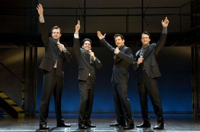 Quinn VanAntwerp, John Lloyd Young, Andy Karl, Matt Bogart Photo