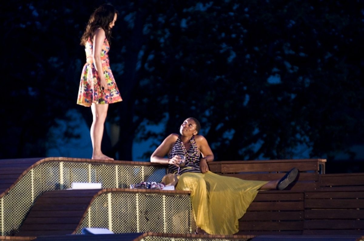 Ali Ahn and Chinasa Ogbuagu  at 