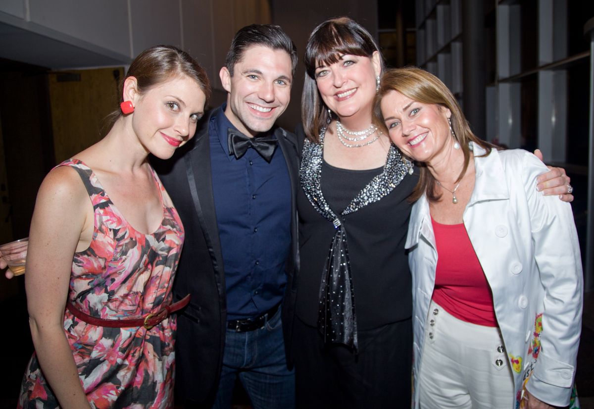 Songwriters Rebekah Melocik & Jacob Yandura, Ann Hampton Callaway, and Kari Strand
 at 
