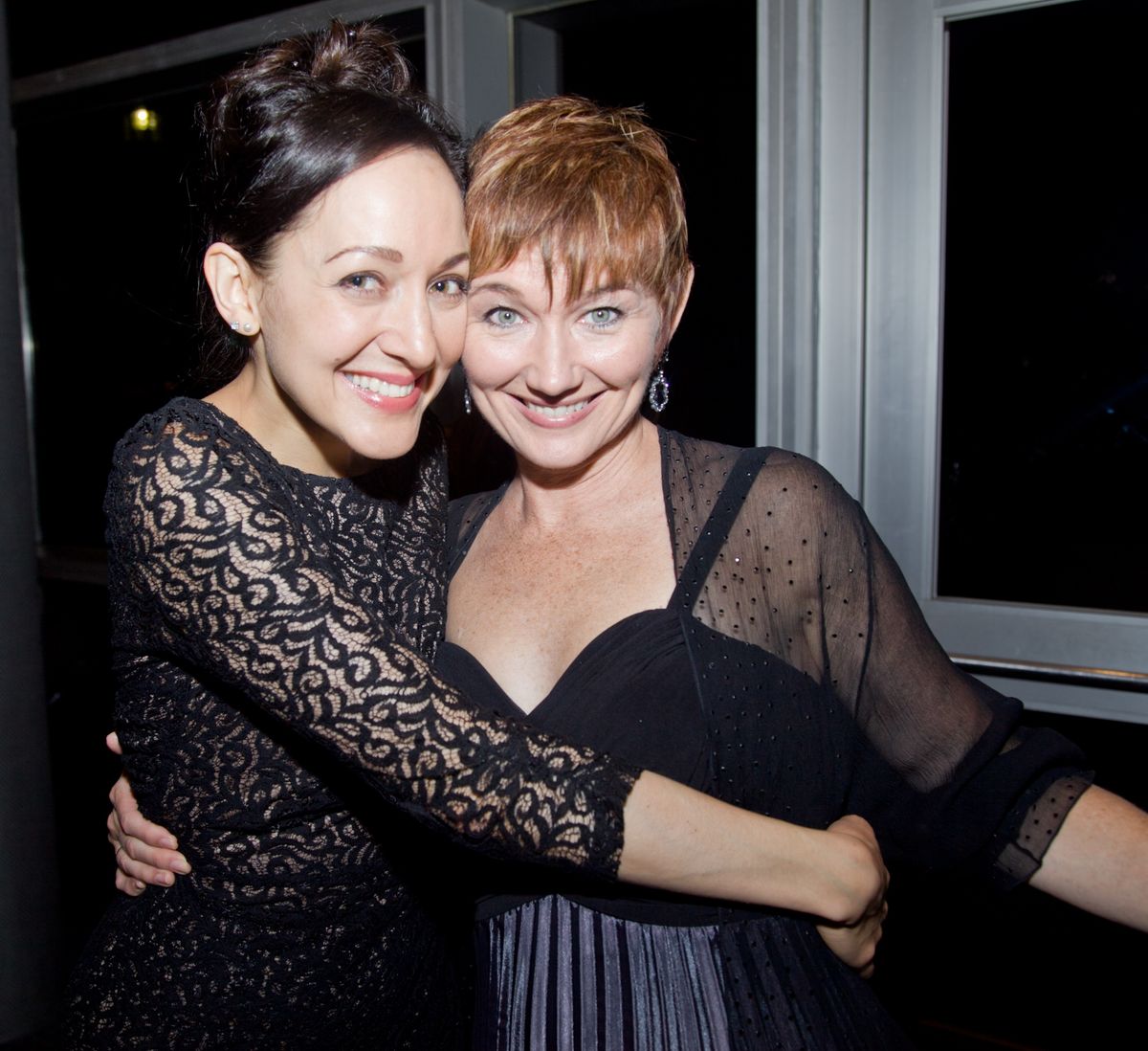 Songwriter Jennifer Sanchez and Master Teacher Lari White
 at 