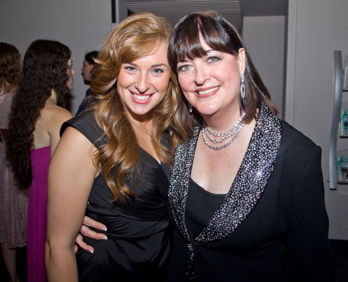 Kayley Bishop and Ann Hampton Callaway at 