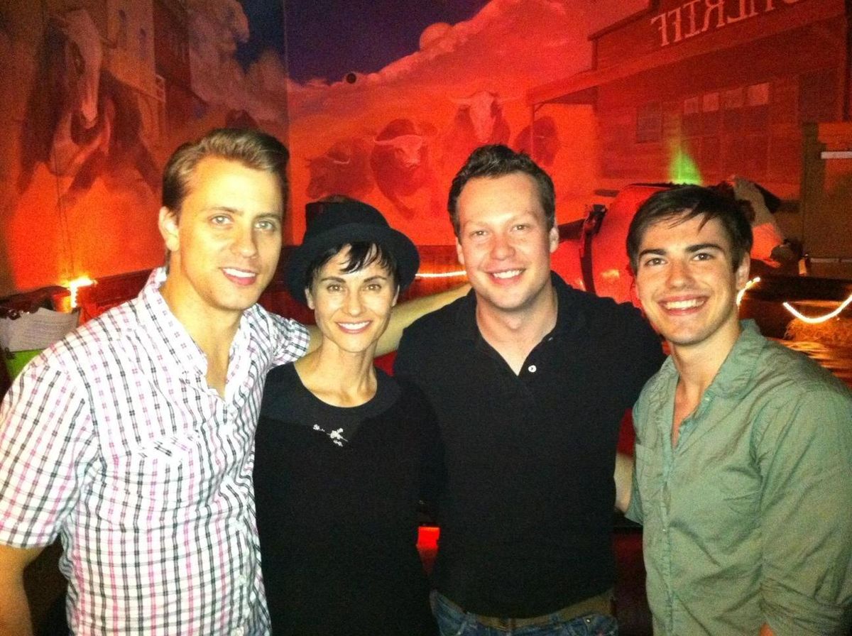 John Pinto Jr., Keven Quillon, Beth Malone, Michael Jablonski  at 