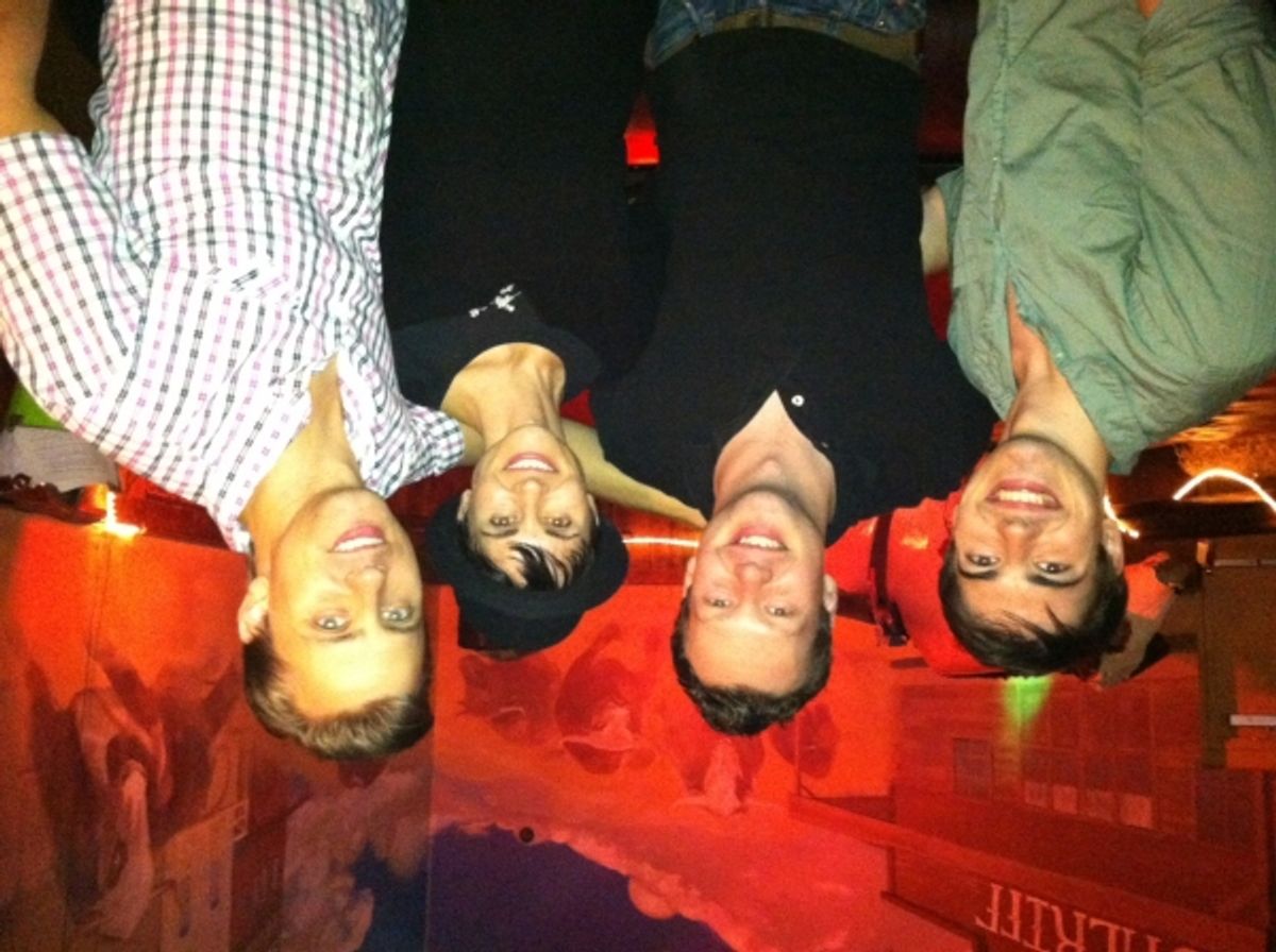 John Pinto Jr., Keven Quillon, Beth Malone, Michael Jablonski  at 