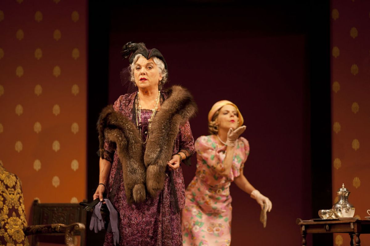 Tyne Daly and Amy Spanger at 