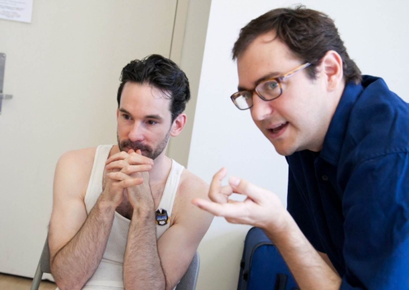 Photo Flash: Jarrod Spector, Catherine Cox et al. in Rehearsal for NYMF's FLAMBÉ DREAMS  Image
