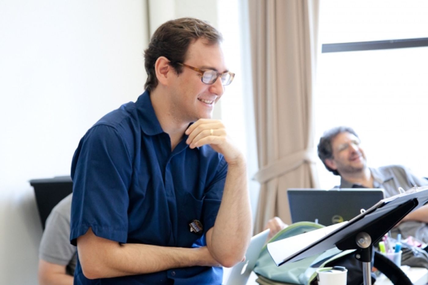 Photo Flash: Jarrod Spector, Catherine Cox et al. in Rehearsal for NYMF's FLAMBÉ DREAMS  Image