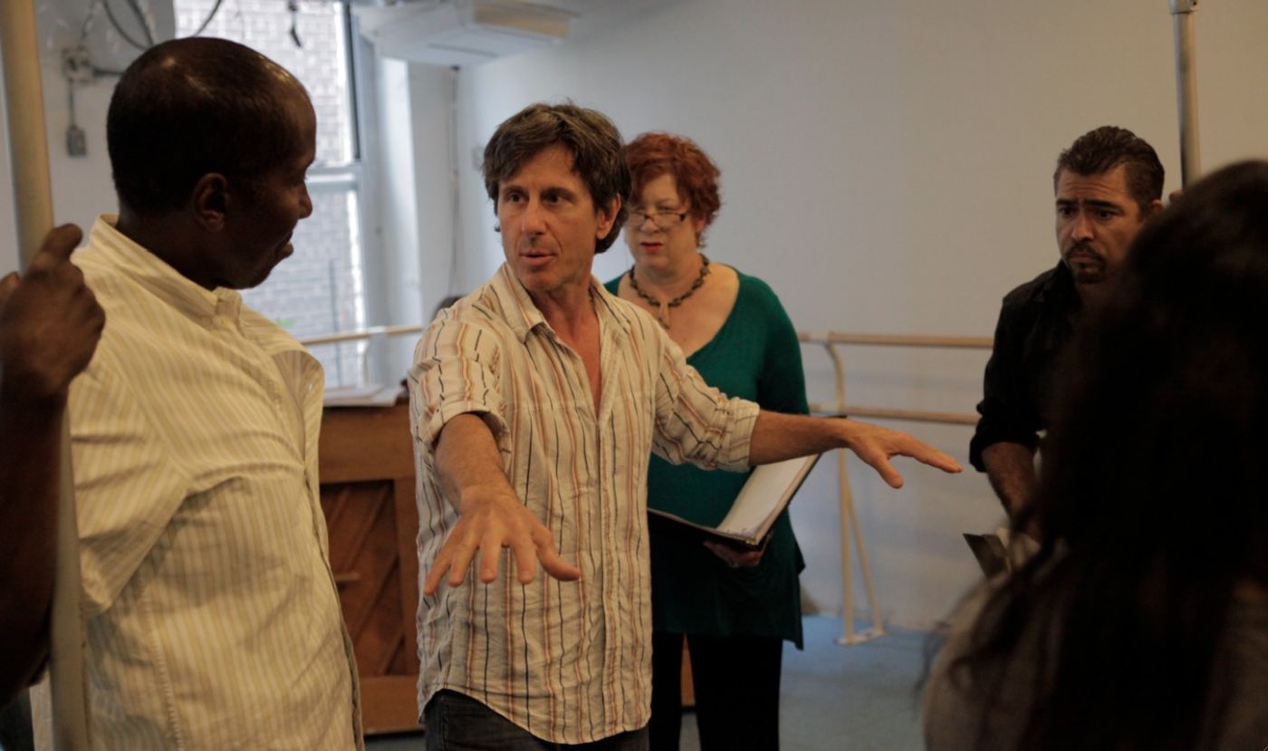 Photo Flash: Danny Bolero, Mel Johnson Jr. et al. in Rehearsal for NYMF's STUCK  Image