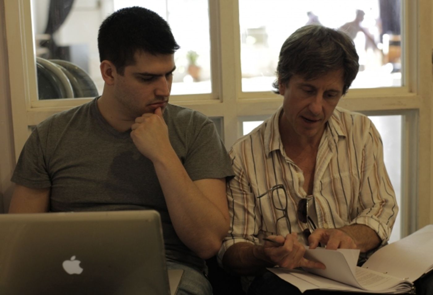Photo Flash: Danny Bolero, Mel Johnson Jr. et al. in Rehearsal for NYMF's STUCK  Image