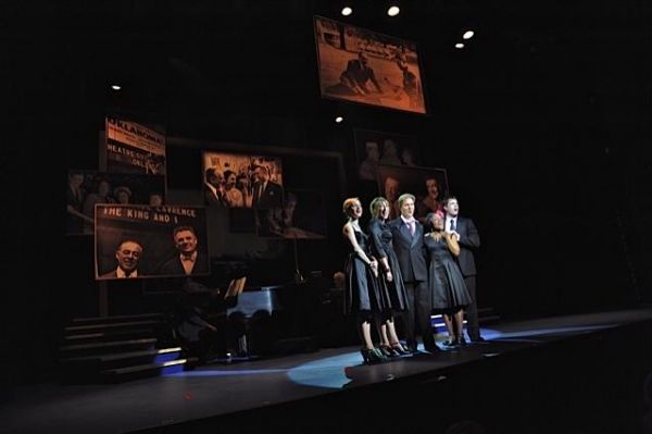 The cast of A Grand Night for Singing on their opening night (Erin Davie, Courtney Ba Photo