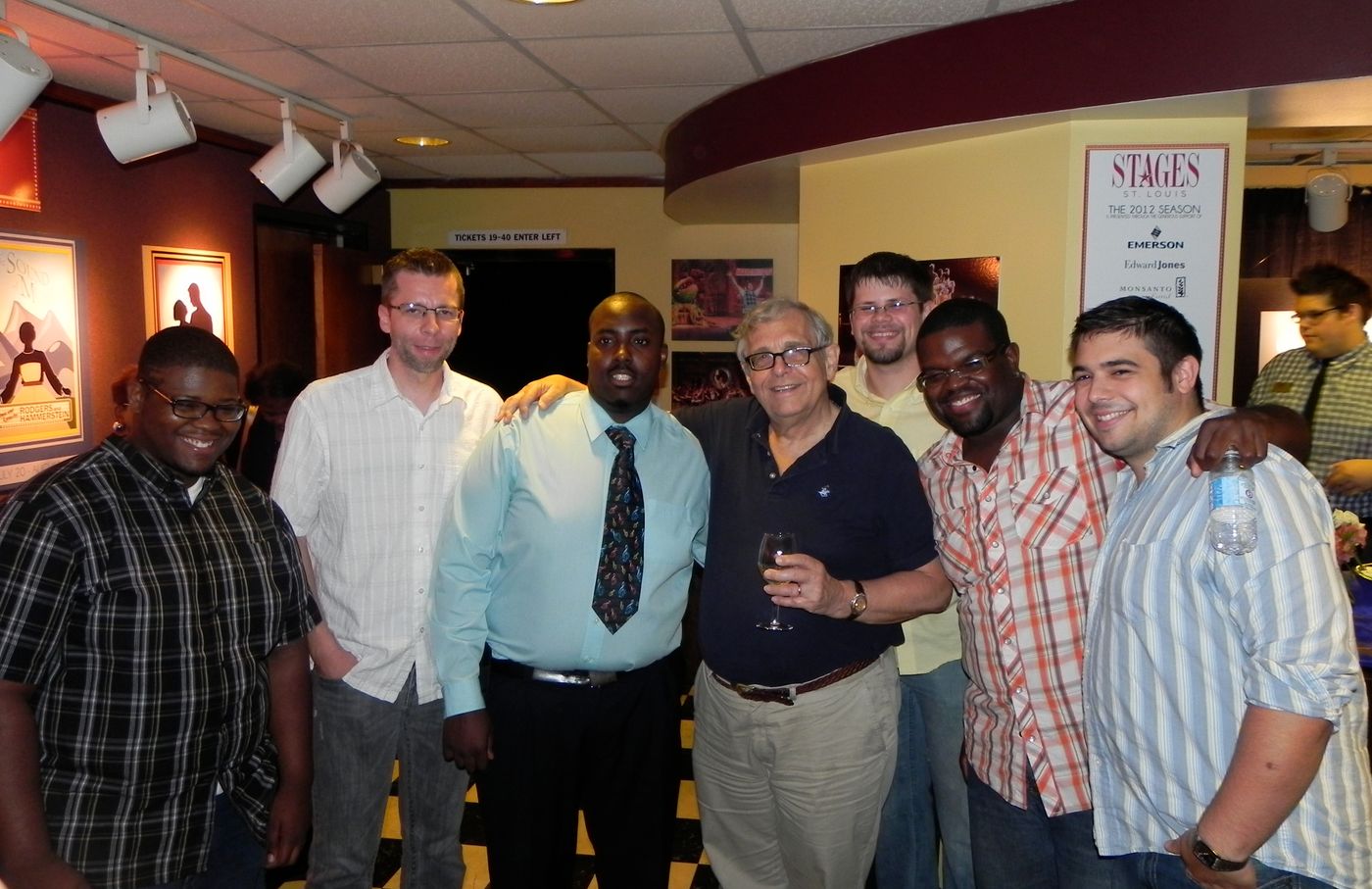 Photo Flash: Richard Maltby Jr. Visits STAGES St. Louis' AIN'T MISBEHAVIN'  Image