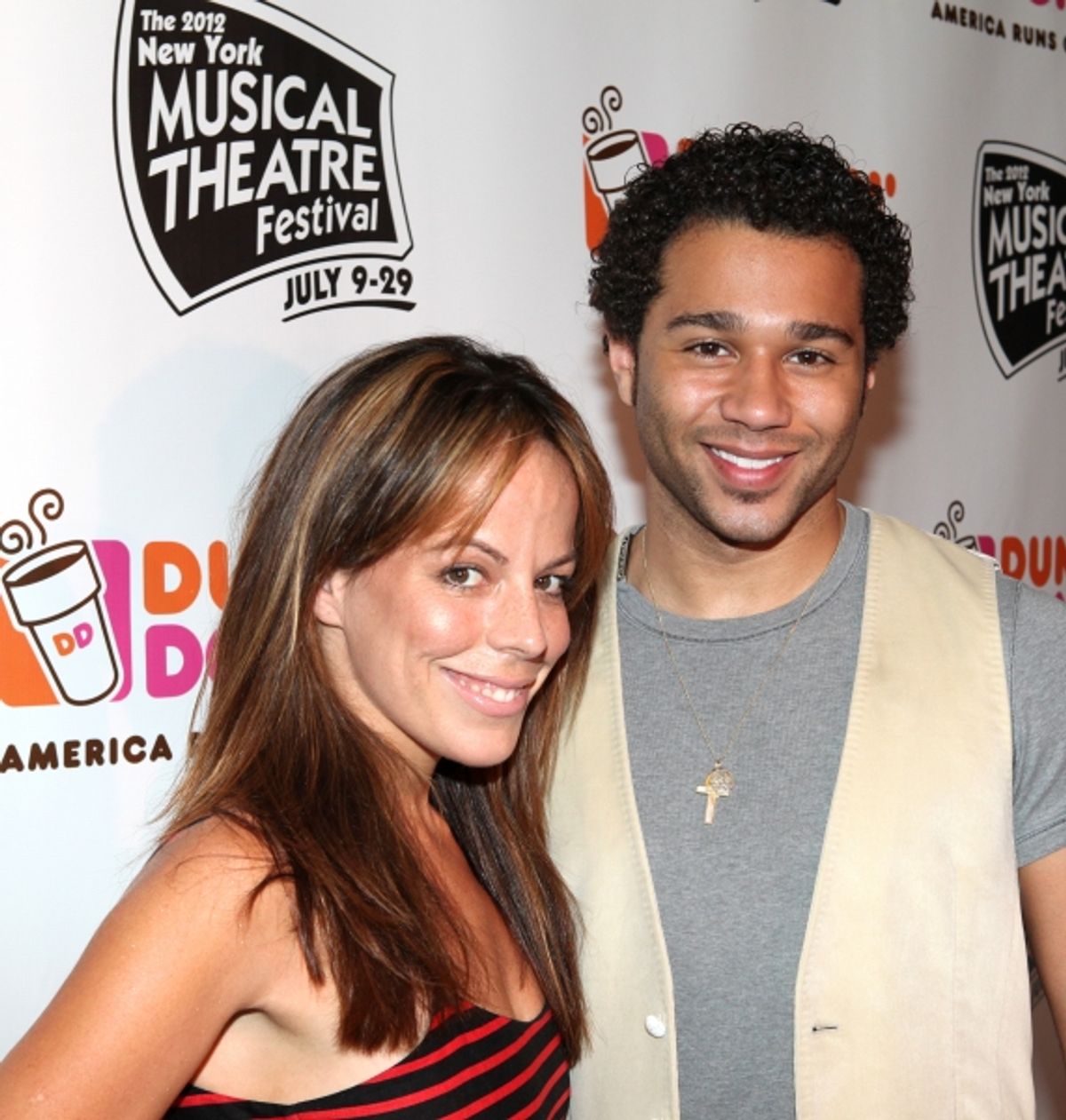 Leslie Kritzer & Corbin Bleu at 