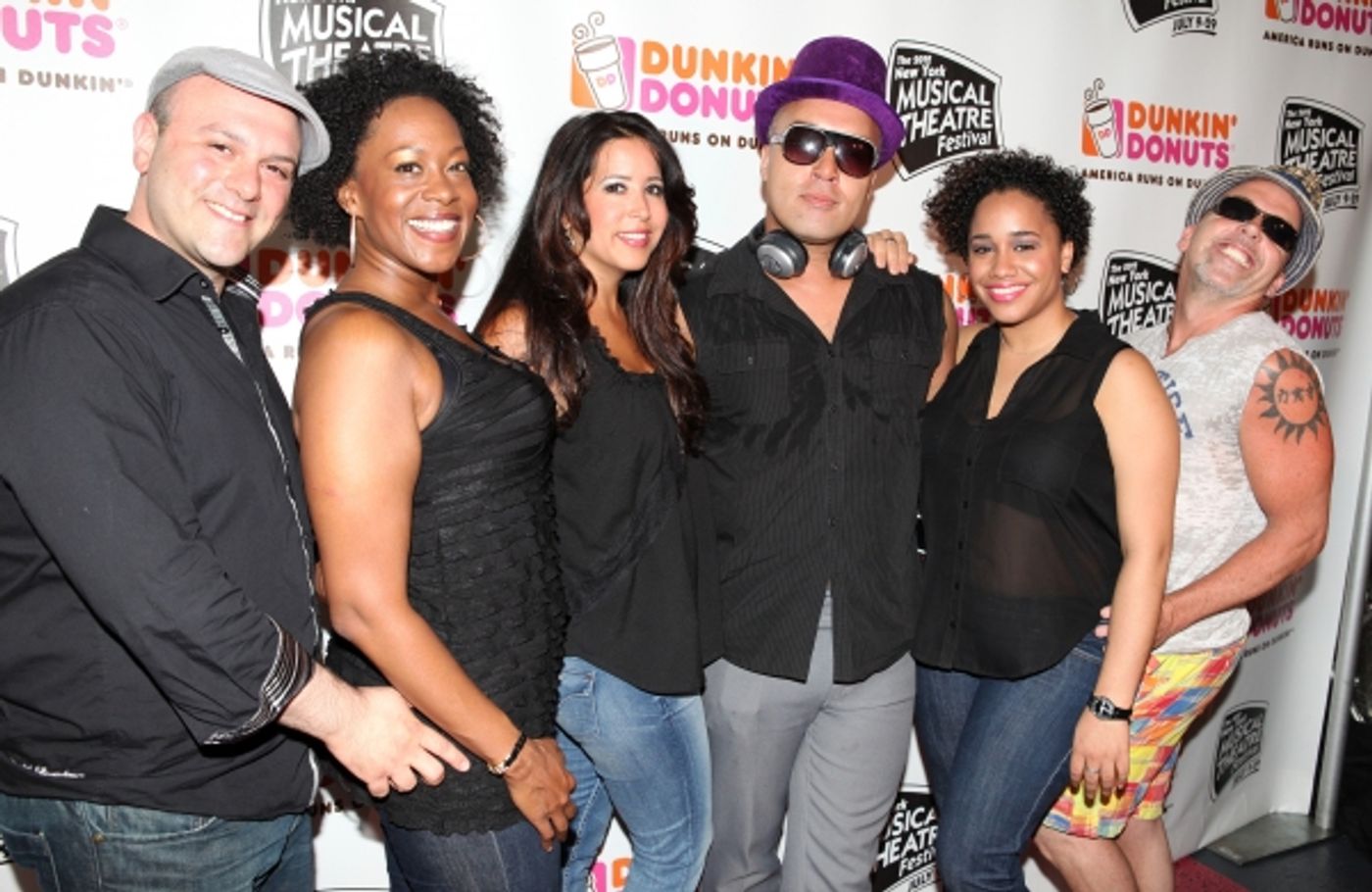 Photo Coverage: Corbin Bleu, Jeremy Kushnier et al. Backstage at the NYMF Preview Performance!  Image