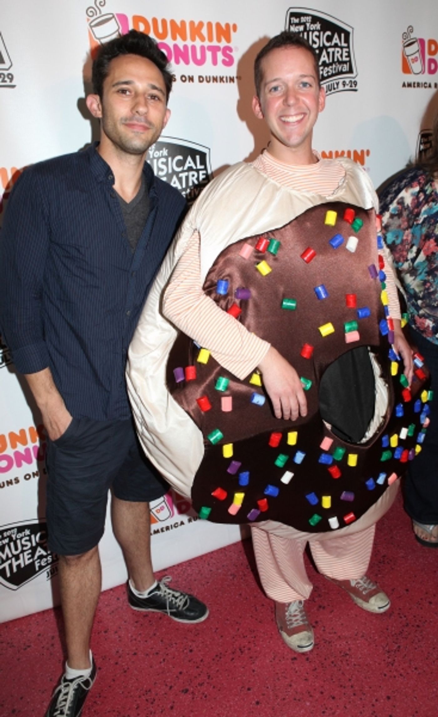Photo Coverage: Corbin Bleu, Jeremy Kushnier et al. Backstage at the NYMF Preview Performance!  Image