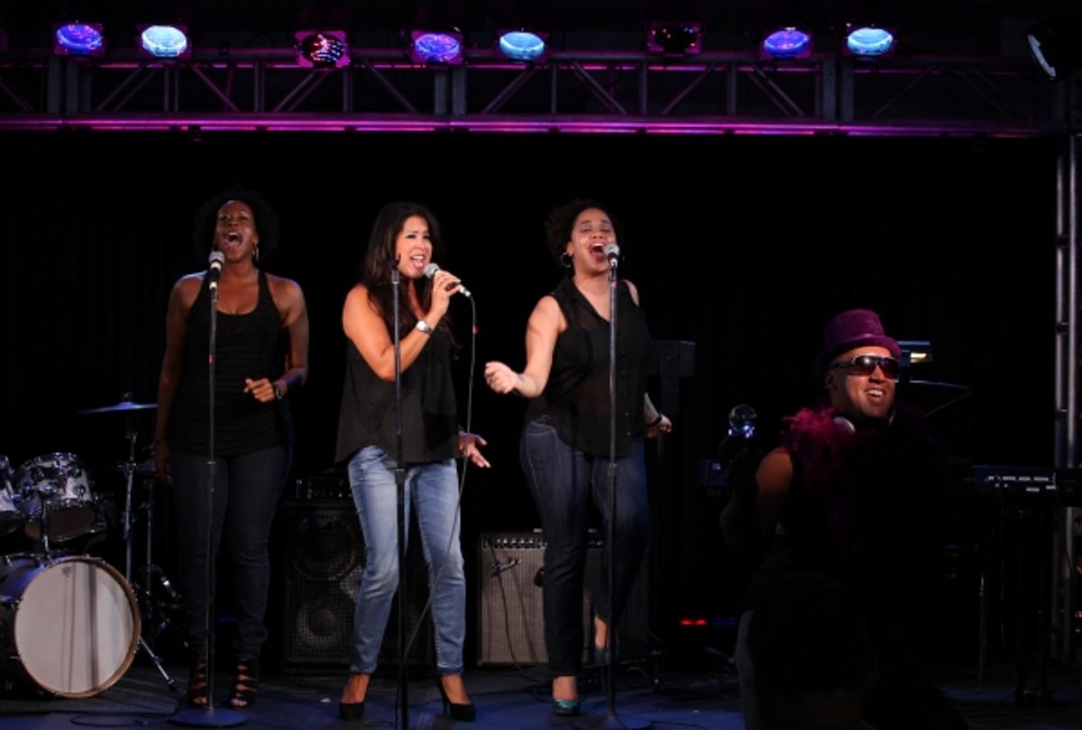 Kim Sozzi with Emmy Raver, Badia Farha & Tomasso Antico 'The Factory Groove'  at 