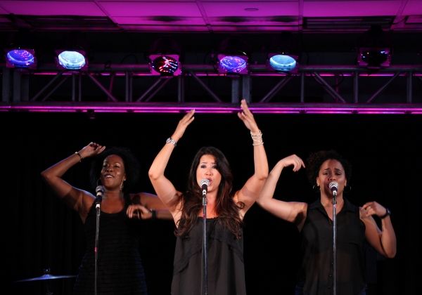 Kim Sozzi with Emmy Raver & Badia Farha 'The Factory Groove' Photo