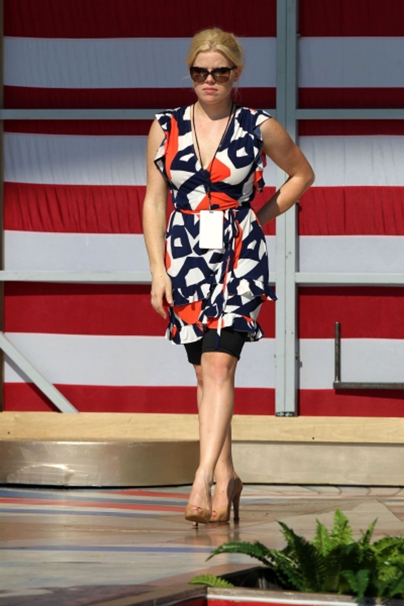 Photo Flash: Megan Hilty Rehearses for PBS' A CAPITOL FOURTH in Washington, D.C.!  Image