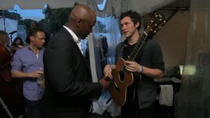  Javier Colon Backstage with Phillip Phillips Photo