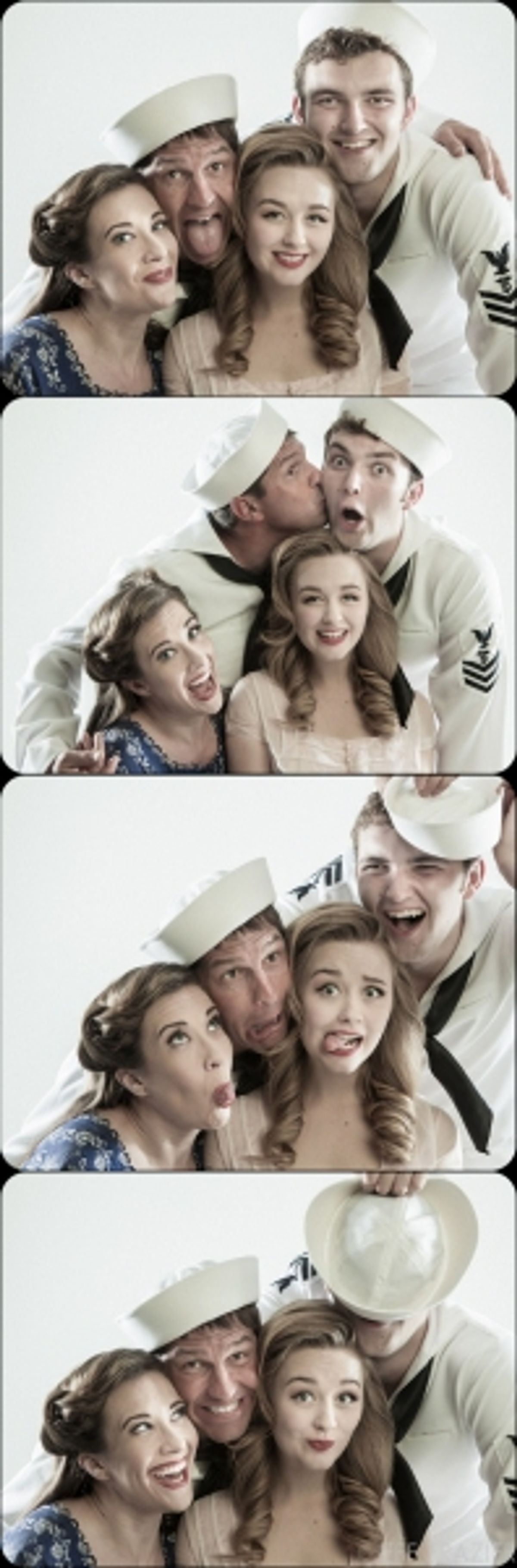 Evelyn O'Neal Brush, Emily Palmer, Steven Fiske and Patrick Waller star in Nashville Shakespeare Festival's Much Ado About Nothing. -photo by Jeff Frazier at 