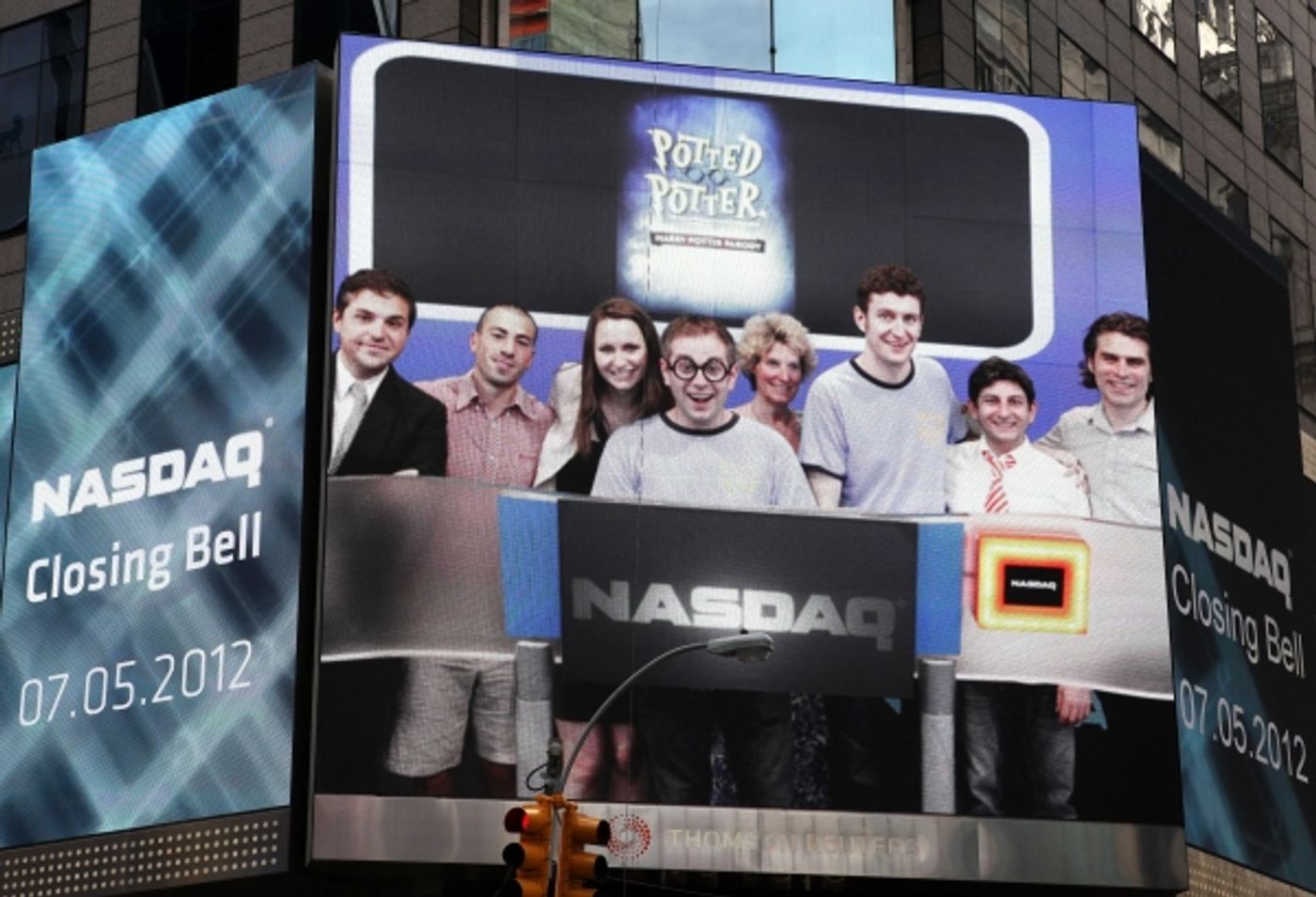 Photo Coverage: POTTED POTTER Invades NASDAQ MarketSite to Ring Closing Bell  Image