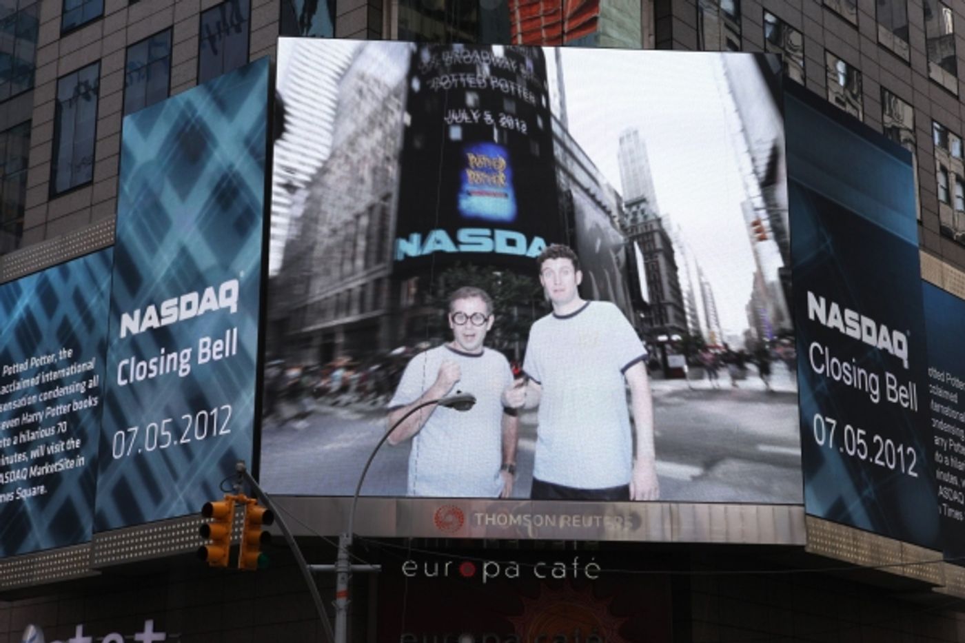 Photo Coverage: POTTED POTTER Invades NASDAQ MarketSite to Ring Closing Bell  Image