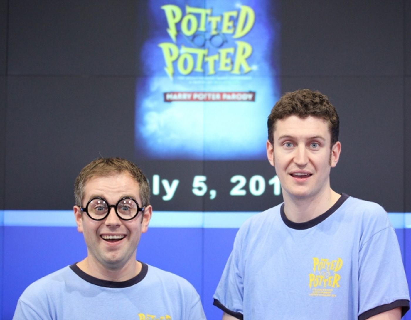 Photo Coverage: POTTED POTTER Invades NASDAQ MarketSite to Ring Closing Bell  Image