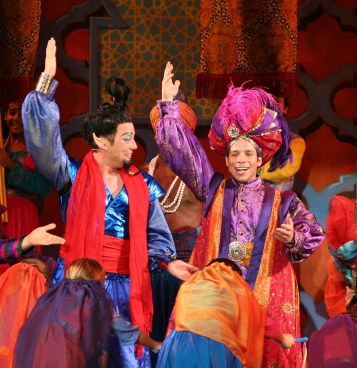 John Tartaglia and Robin De Jesus at 