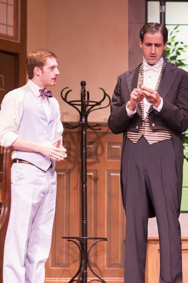 Blake Weir as Jack Chesney and Linford Herschberger as Brassett Photo