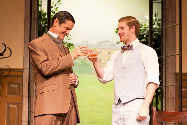 Ric Hodgin as Colonel Sir Franis Chesney and Blake Weir as Jack Chesney Photo