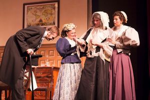 Chip Simmons as Stephen Spettigue, Leslie Reese as Amy Spettigue, Kevin Dean as Lord  Photo