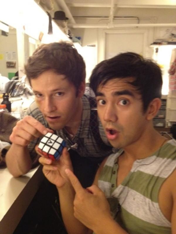 NEWSIES' Thayne Jasperson and Aaron Albano Photo
