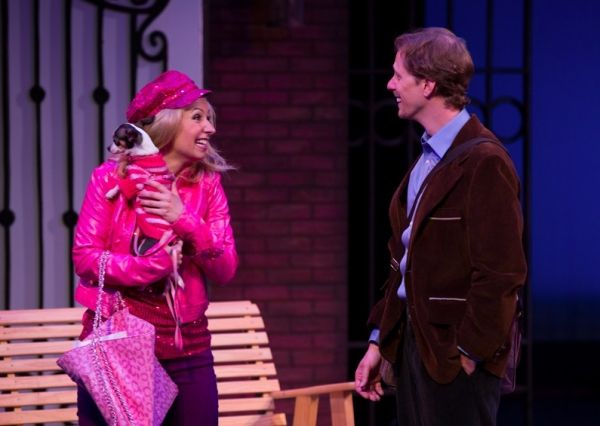 Elle Woods (Caitlin Elizabeth Reilly*) introduces her dog, Bruiser to Emmett Forrest  Photo
