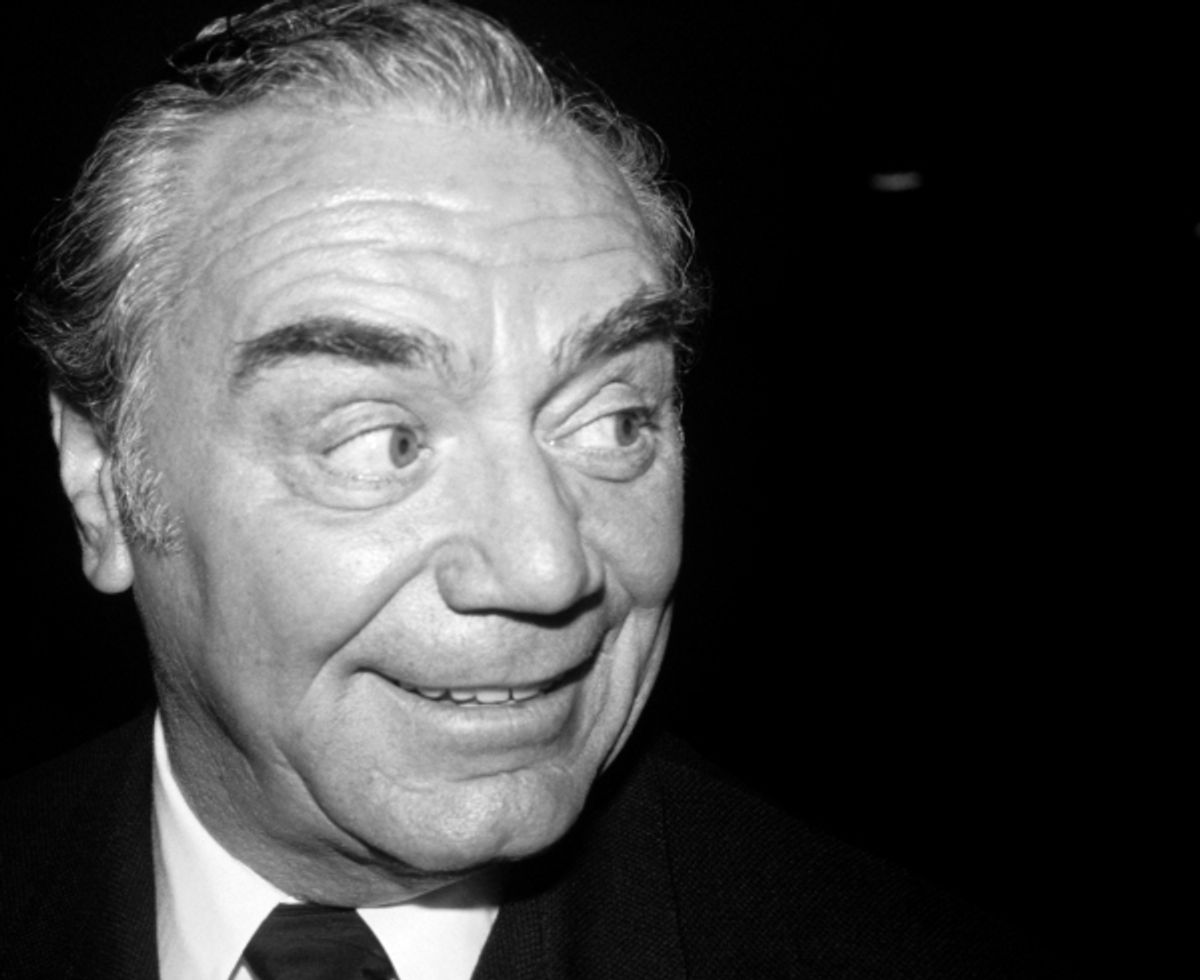 Earnest Borgnine at a promotion for his new movie 'Deadly Blessing' in New York City. August 13, 1981.   at 