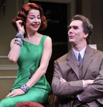 (Left to Right) Josie de Guzman as Barbara Amory and Todd Waite as Arthur Hastings in Photo