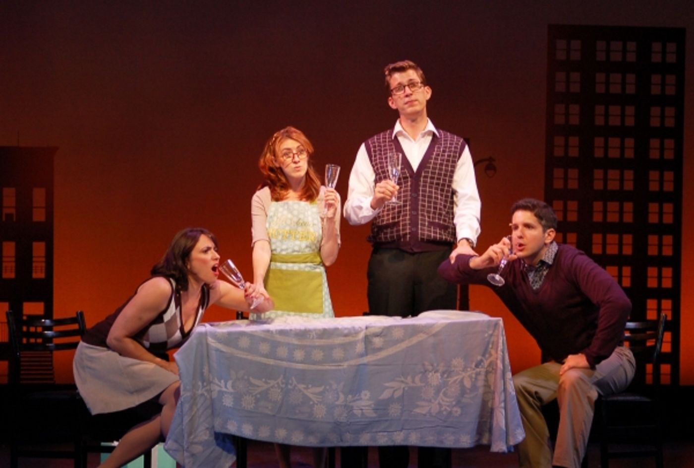 Photo Flash:  First Look at Kate Wetherhead, Benjamin Eakeley and More in I LOVE YOU, YOU'RE PERFECT, NOW CHANGE Image