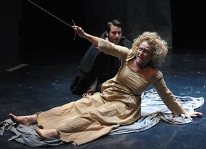 Paula Langton and Joe Varca as Victor Photo