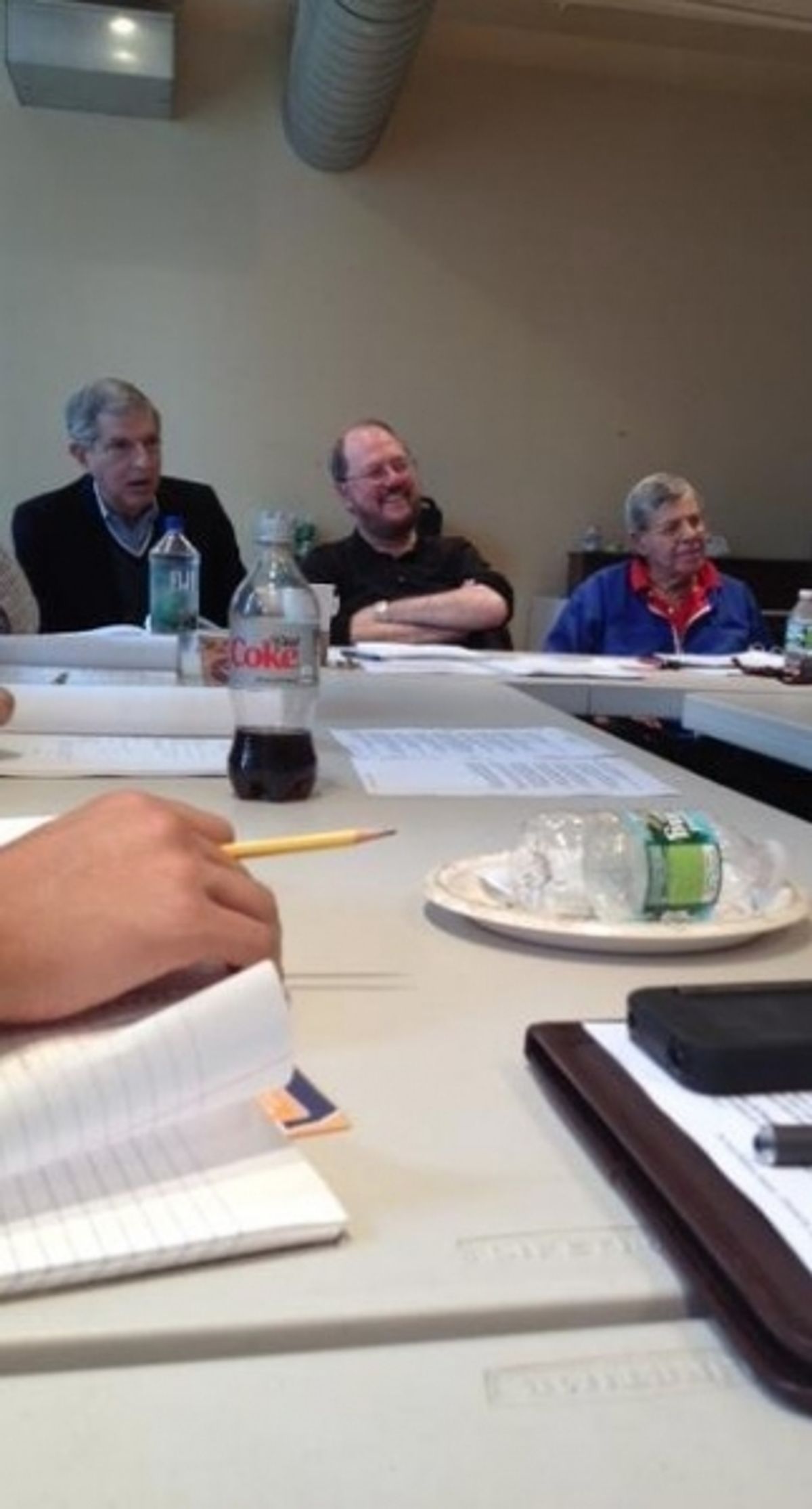 Marvin Hamlisch, Rupert Holmes and Jerry Lewis  at 