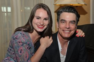 Kathryn Gallagher and Peter Gallagher
 Photo