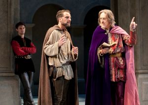 Sean Lyons as NiccolÃ'² Machiavelli, Euan Morton as Michelangelo Buonarroti and Miles Anderson as Leonardo da Vinci @ BroadwayWorld Sean Lyons as NiccolÃ'² Machiavelli, Euan Morton as Michelangelo Buonarroti and Photo