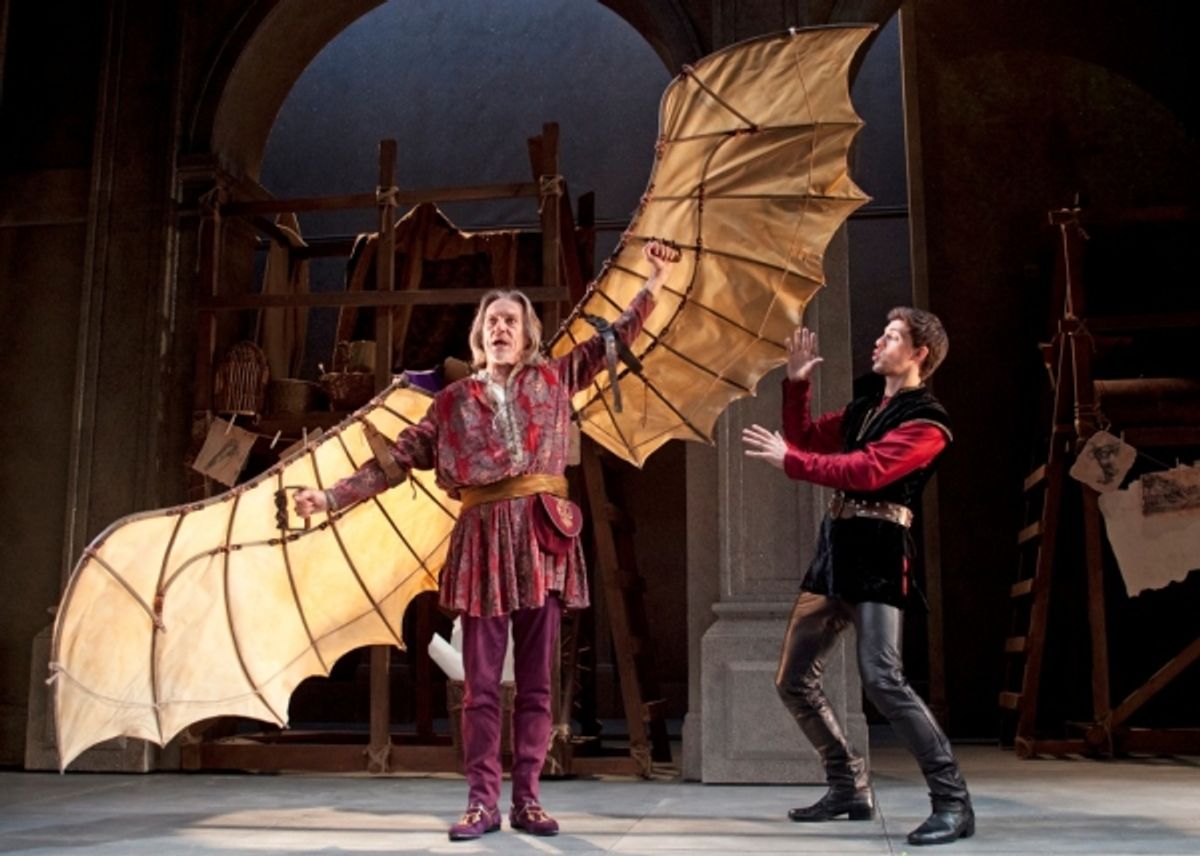 Miles Anderson as Leonardo da Vinci and Sean Lyons as NiccolÃ'Â² Machiavelli  at 