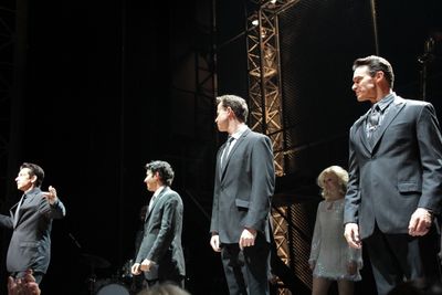 Andy Karl, John Lloyd Young, Quinn VanAntwerp, Matt Bogart Photo
